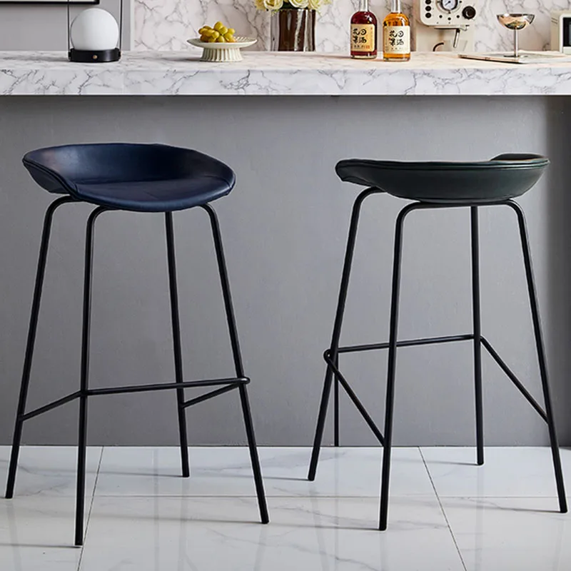 

Home High Kitchen Stools Reception Counter Ergonomic Luxury High Chair For A Kitchen Bar Living Room Cadeira Furniture HY