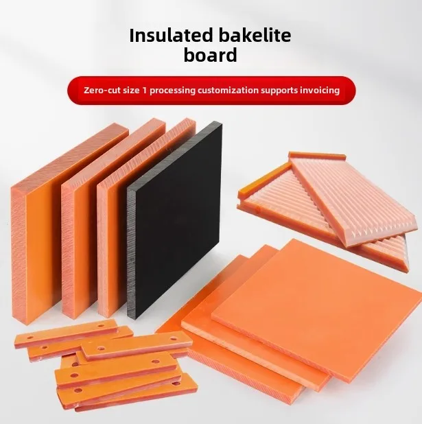 Plaque En Bakélite Phénolique 10 Mm - 150x150 Mm, Pour Bricolage Et Isolation électrique