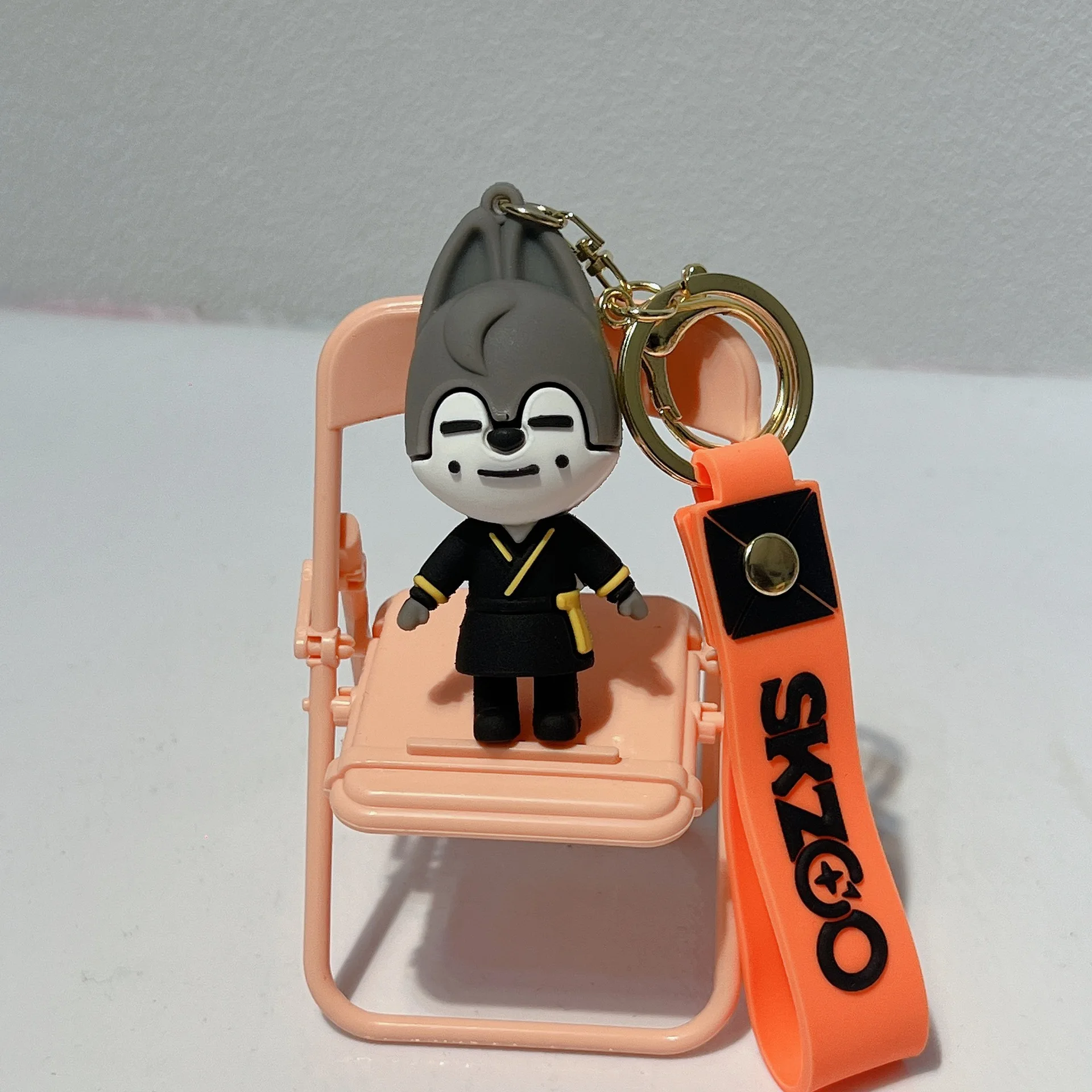 Feenmai Cartoon Keychain for Kids, Stray Kids Keychain Cute Animal Pendant, Acrylic Double Sided Pattern SKZ Backpack Pendant