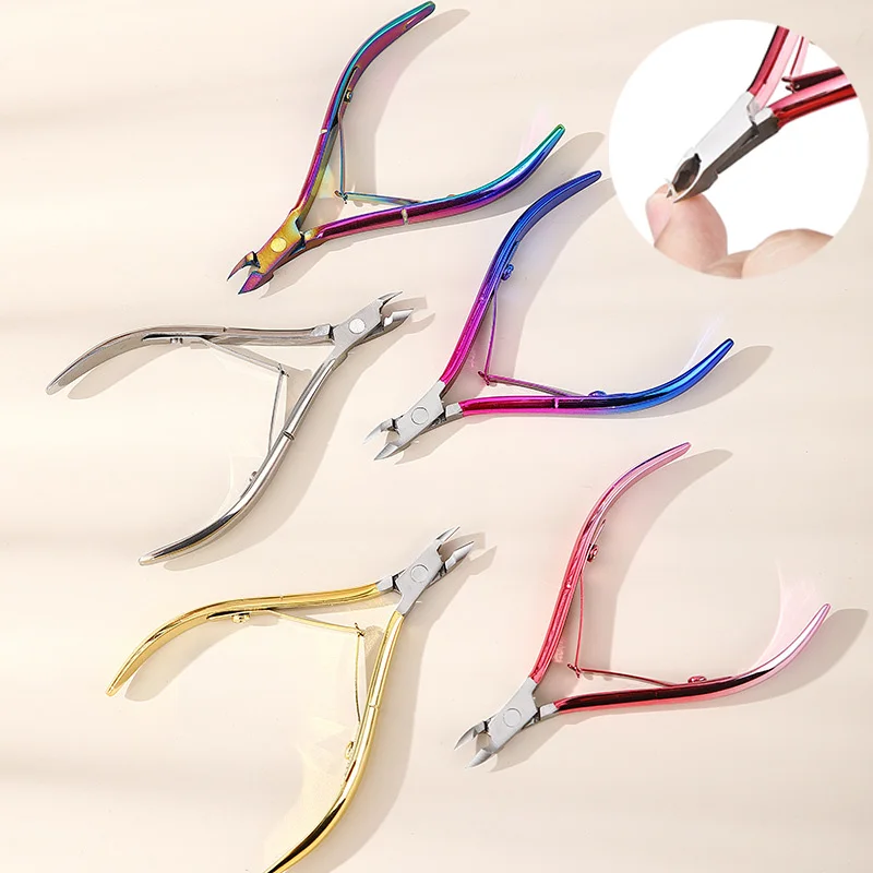 New Professional Nail Clipper Cuticle Nippers For Paronychia Stainless Steel Nail Cutters Ingrown Toenail Scissors Manicure Tool