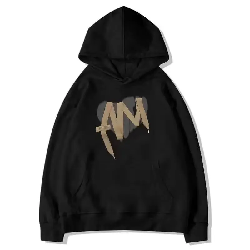 Fashion Printed Spliced Lace Up Hoodies Sweatshirts Female Clothing 2023 Autumn Winter Oversized Casual Tops Korean Sweatshirts