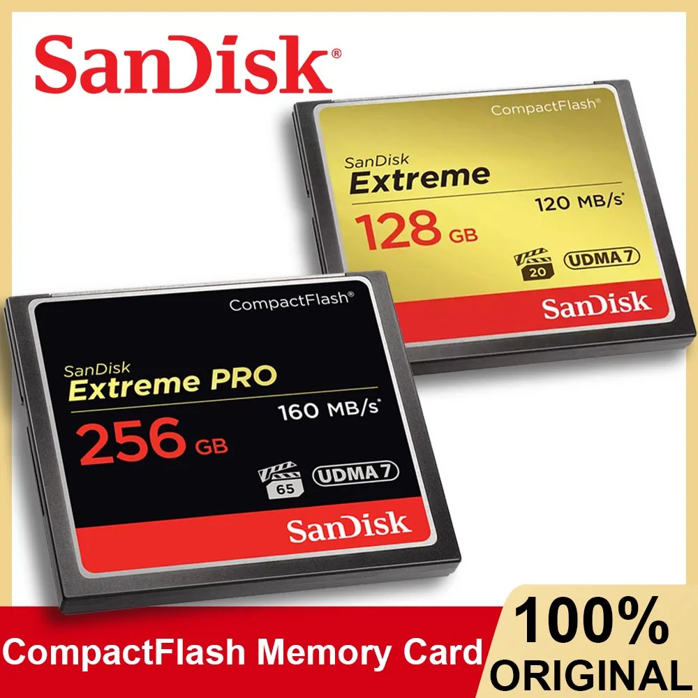 SanDisk Extreme PRO CompactFlash Memory Card UDMA 7 Speed Max to 160MB