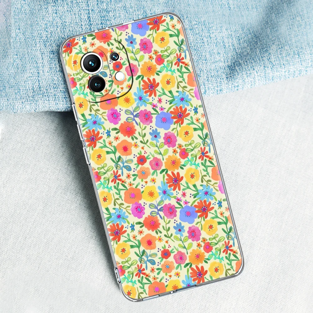 Colorful Summer Flower Phone Case Cover