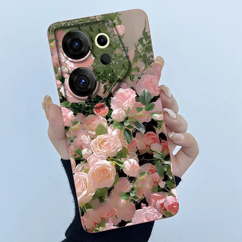 Cute Panda & Cats Silicone Soft Back Cover - Slim Anti-Scratch Protective Case