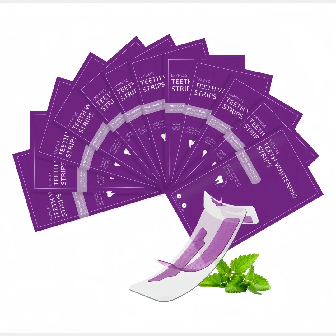 7 Par Pasków do Wybielania Zębów Usuwanie Przebarwień Paski do Zębów Produkt do Czyszczenia Jamy Ustnej Świeży Oddech Materiał Narzędzie do Pielęgnacji Jamy Ustnej