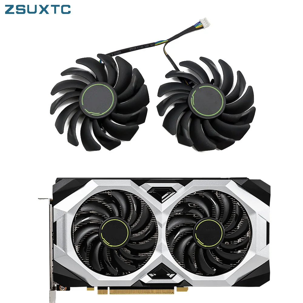 2 Pz/Lotto Muslimex Gtx 1660 1660Ti Ventola Per Msi Geforce Gtx 1660 Super Ti Ventus Xs Scheda Grafica Gpu Ventola Di Raffreddamento