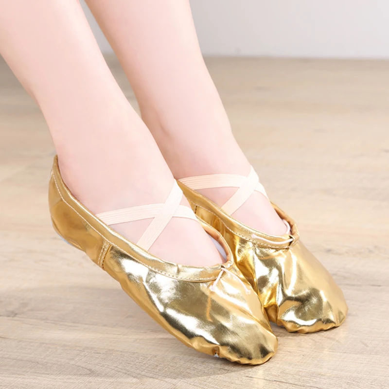 

Girls soft bottom ballet shoes children practice ballet dance shoes women's gymnastics performance yoga shoes 5/10 pairs