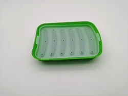 Silicone Sausage Maker Mould with Lid for Homemade Sausages and Baking (Green)