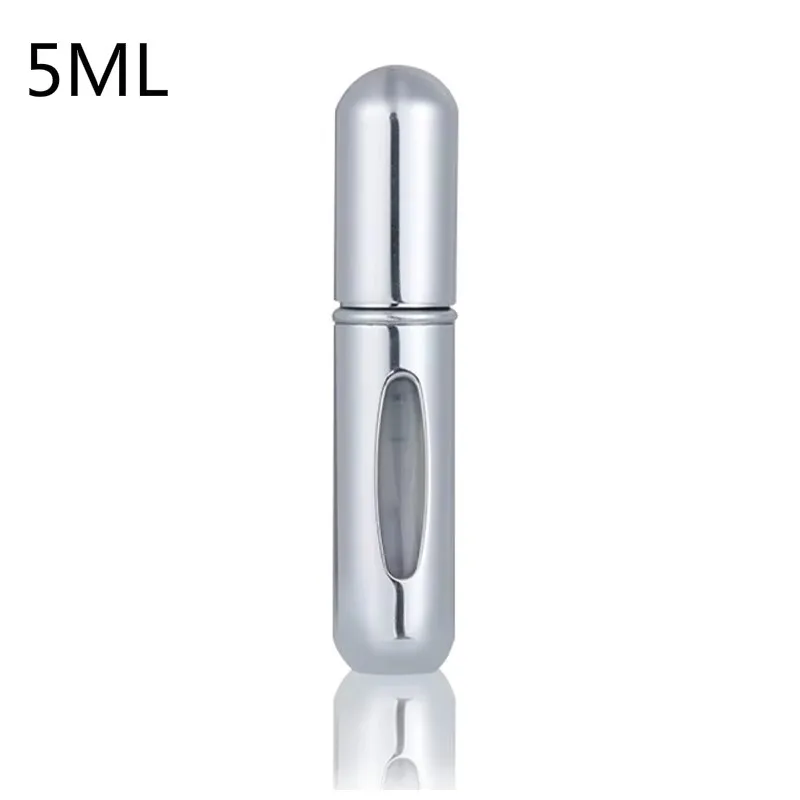 Portable 8/5ml Refillable Perfume Atomizer - Mini Aluminum Spray Bottle