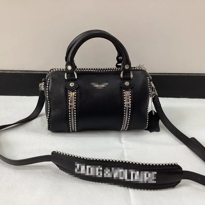 Sac seau noir litchi pour femmes, sac à main à motif croisé, nouvelle collection 2025 - AliExpress