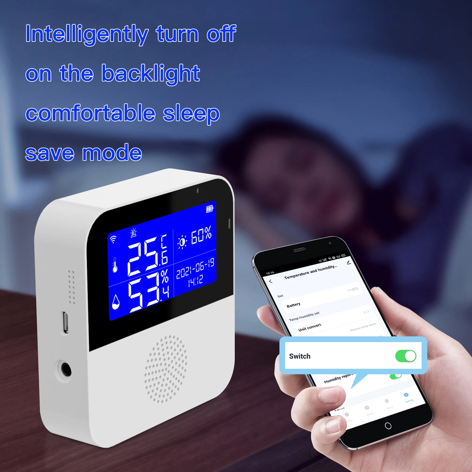Tuya Wifi Temperature Humidity Sensor Smart Safety Home Indoor Outdoor Hygrometer Monitoring Detector For Plants Aquarium Winery temperature humidity sensor temperature humidity meter