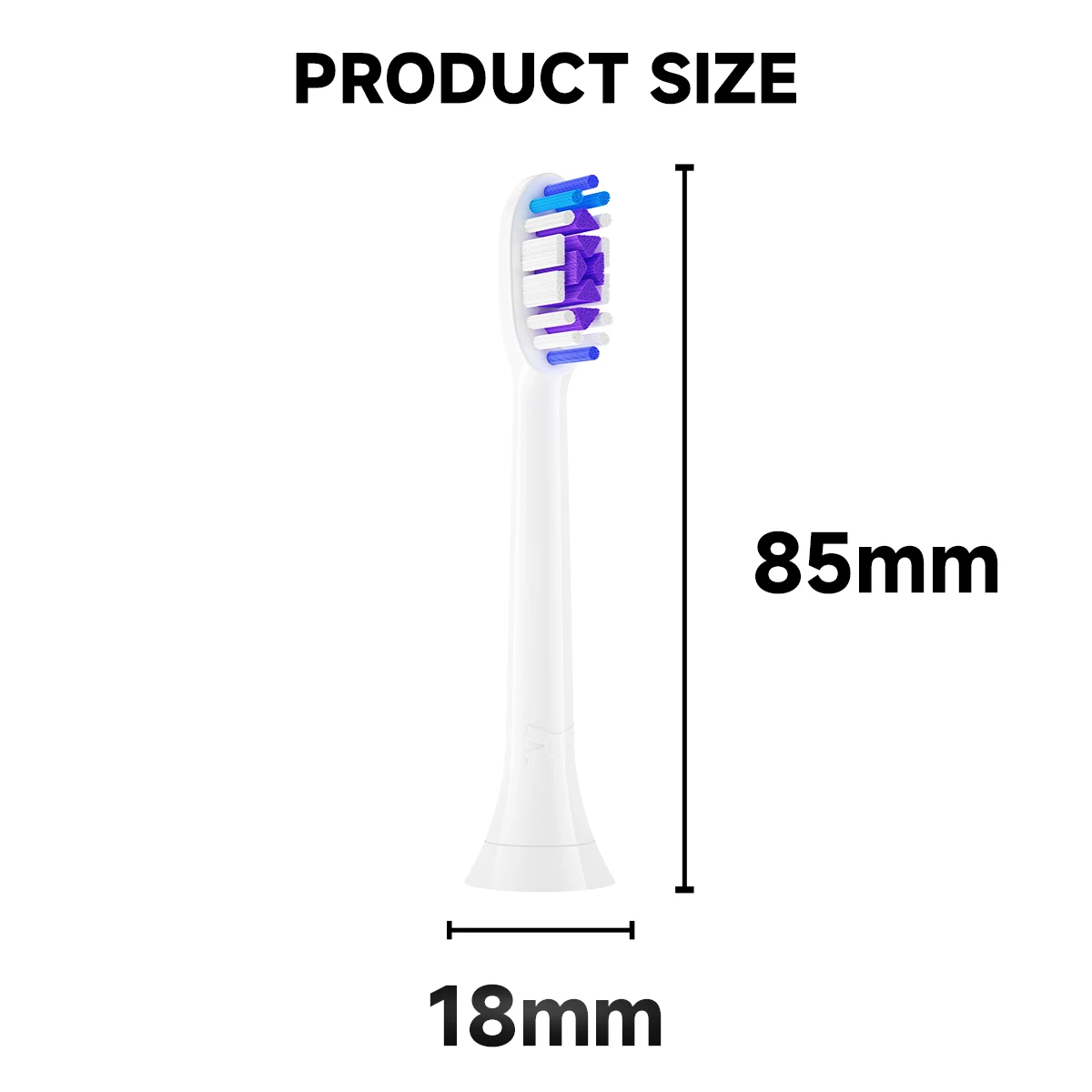 필립스 소닉케어 HX5/HX6/HX9/HX7/HX8/ 시리즈 모델과 호환되는 4PCS/8PCS/전동 칫솔 헤드