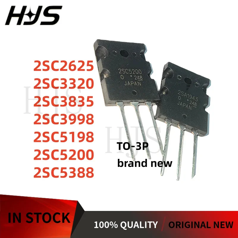 5pieces 100%New 2SC2625 2SC3320 2SC3835 TO3P 2SC3998 2SC5198 2SC3502 ...