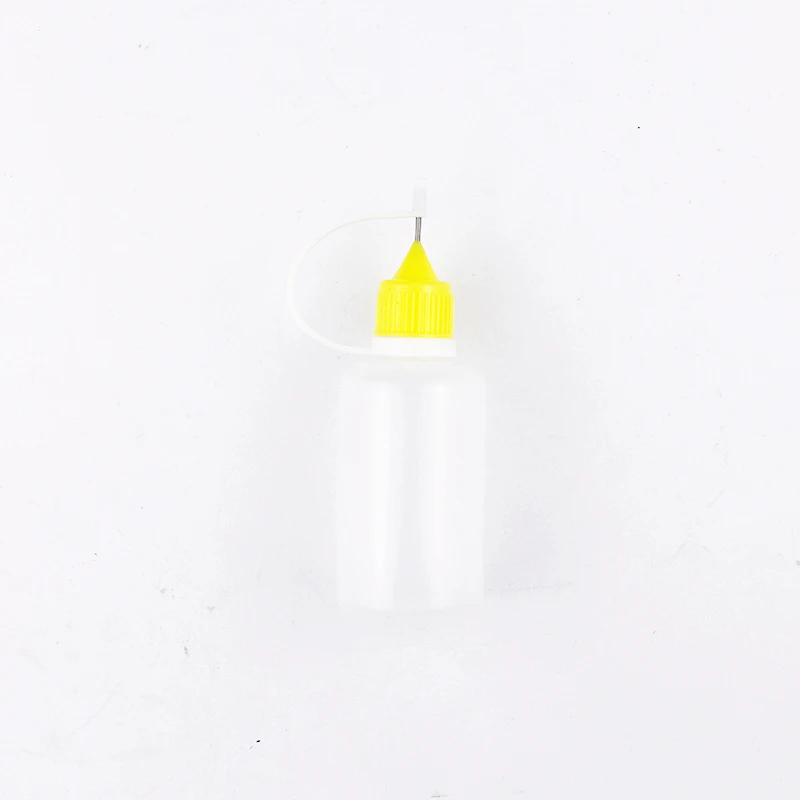 30ml Plastic Squeeze Bottle Needles Tip Pottery Tools 5Pcs