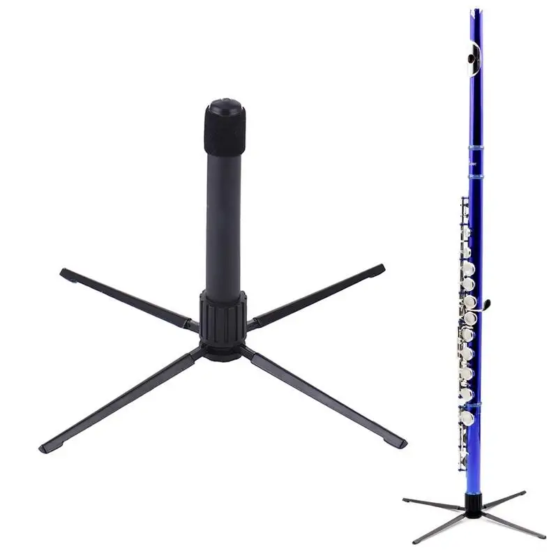 

Telescopic Tripodal Holder Metal Base Folding Music Stand For Flute And Clarinet