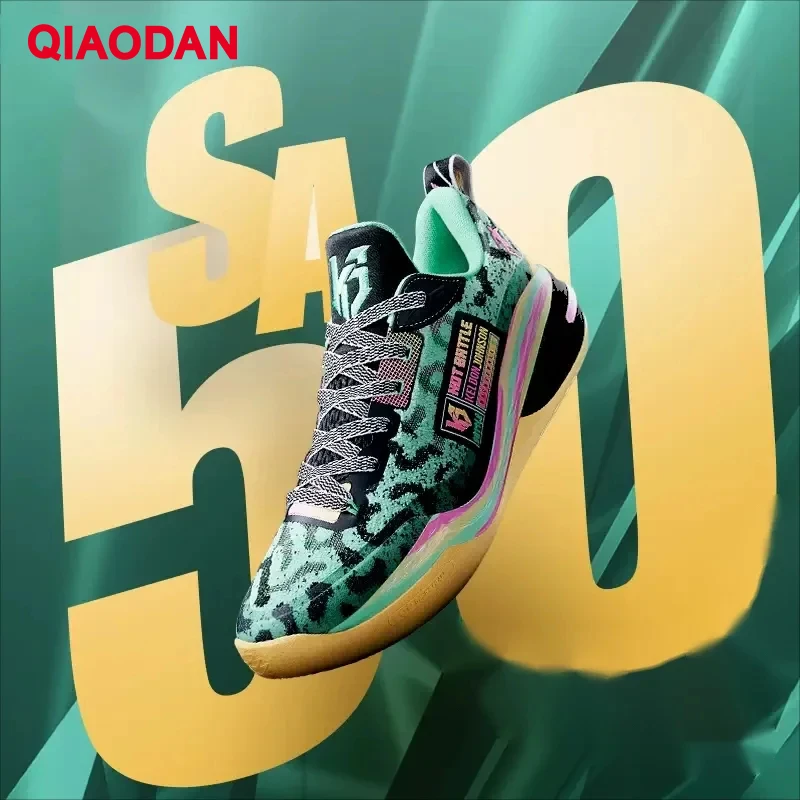 QIAODAN Professional Basketball Shoes Men 2023 Sharp Thorns 6 Kungfu Turbo Anti-Friction Athletic Fashion Sneakers AM13230101