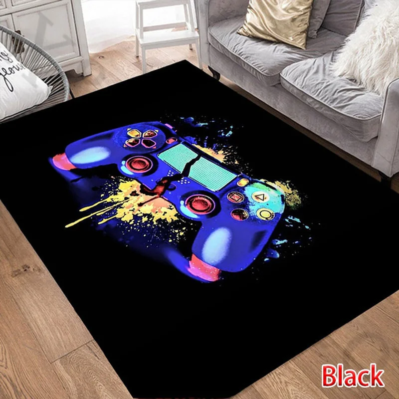 3D Printing Gamer Rugs Entrance Carpet Door Mat Home Carpet Living Room Floor Mat For Children Non-slip Bathroom