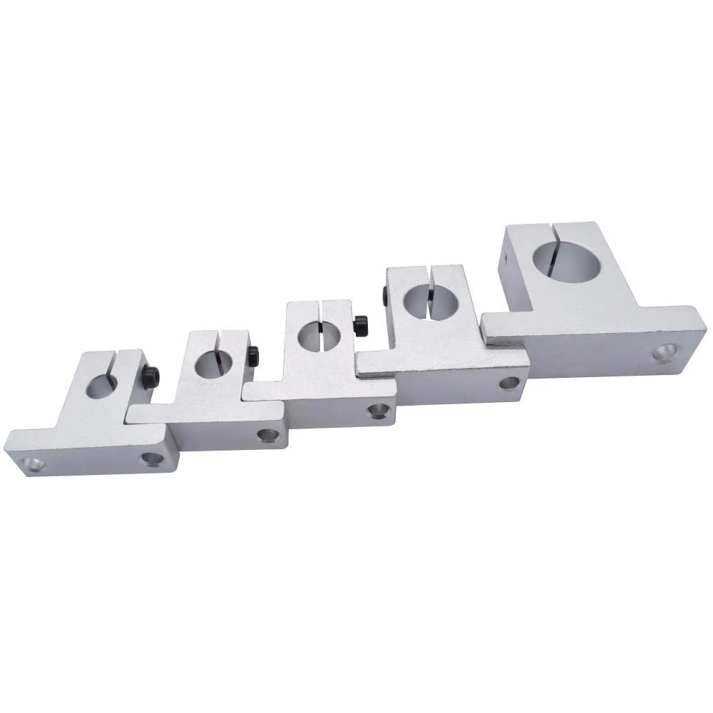 Keenso Supporto Per Albero Lineare SHF12 – 2 Pezzi In Lega Di Alluminio Per Guide Lineari