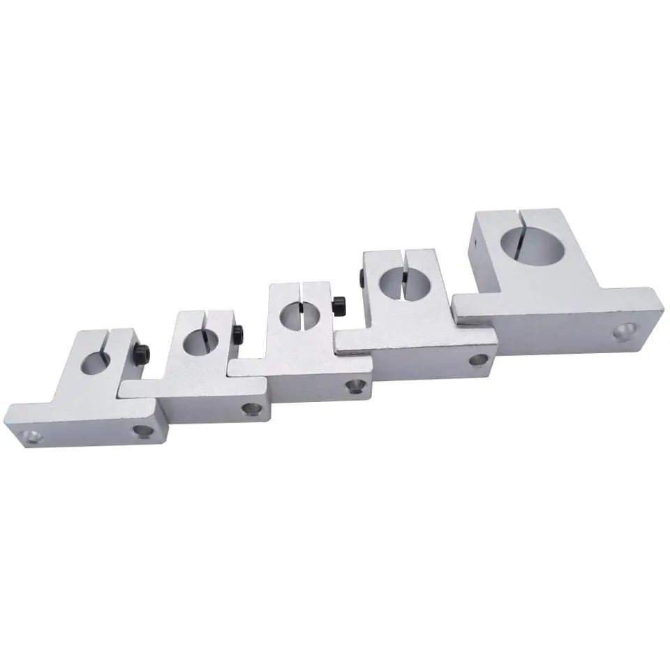2/4pcs Sk8 Sk10 Sk12 Sk16 Sk20 Sk25 Sk30 8mm Linear Bearing Rail Shaft Support Xyz Table Cnc Router Sh8a 3d Printer Part image 4