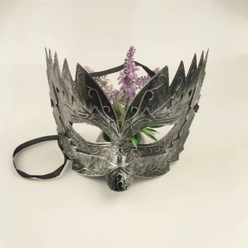 EduPlayte Zwart Masker, voor Paar Heren Venetiaanse Masker voor Halloween Kant Masque Kostuum Oogmasker Feest Bal Mardi Gras