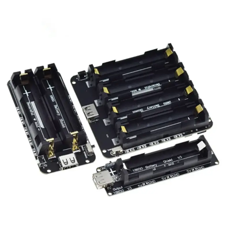 Two Voltage 18650 Lithium Battery Shield V8 Mobile Power Expansion Board Module 5V/3A 3V/1A Micro USB For Arduino ESP32 image 2