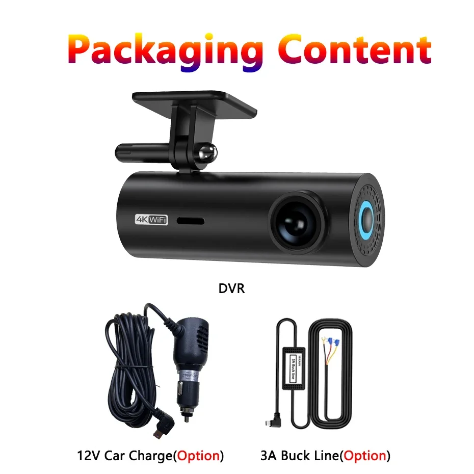 LF10  4K ķ  ȭ 3840*2160P ڵ  ڵ  ڴ, ð Ʈ    ķ DVR