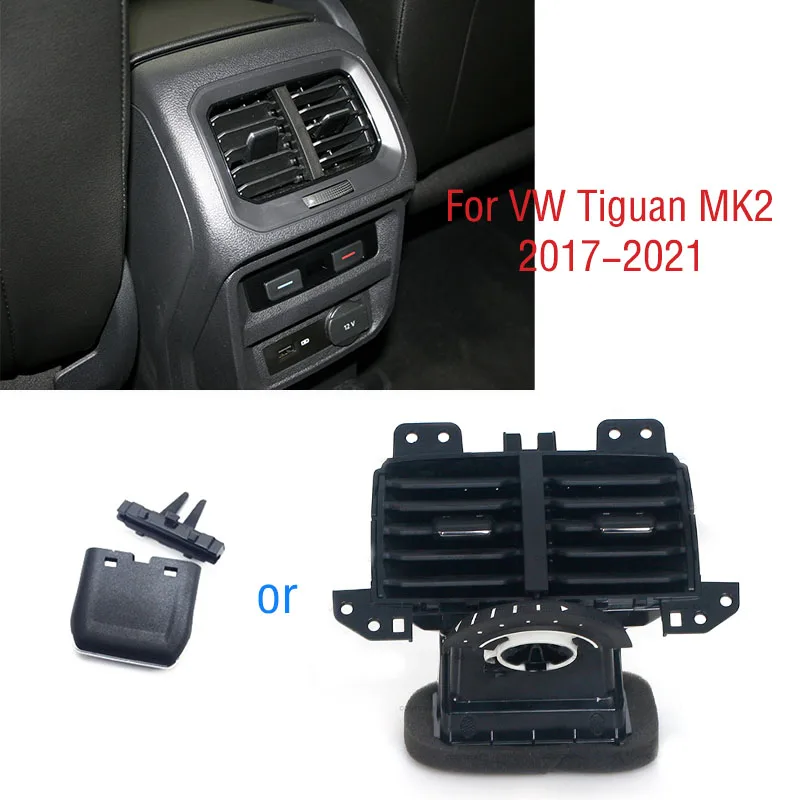 For VW Tiguan MK2 2017 2018 2019 2020 2021 Car Rear A/C Air Conditioner Outlet Air Conditioning Vents Tab Clip Pick
