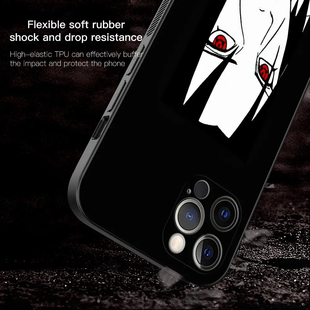 iphone 12 pro max clear case Phone Case For Apple iPhone 11 13 12 Pro Max Mini X XR XS Max 6 6S 7 8 Plus 5 5S SE(2020) Cover Naruto Itachi Uchiha cool iphone 12 pro max cases