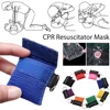 CPR first aid mask disposable resuscitator mask breathing mask respirator mouth breathing one-way valve emergency outdoor tools 1