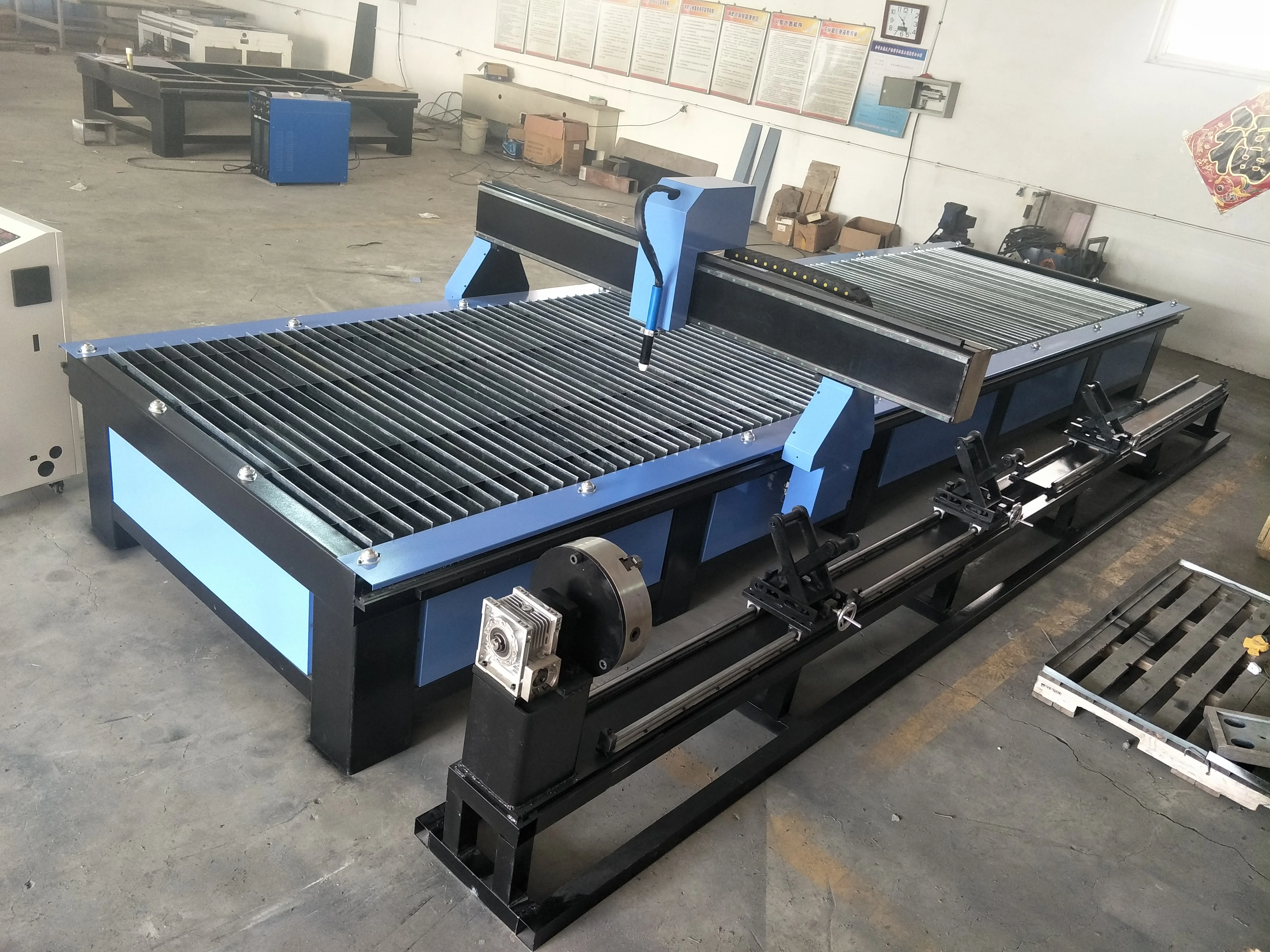 jinan cheap cnc plasma cutter 1325 1530 1560 cnc plasma cutting machine fiber laser cnc plasma cutting tables with low cost 2