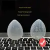 1~10PCS Makeup Egg Storage Box Dust-proof Makeup Organizer Cosmetic Sponge Storage Box Transparent Egg-shaped Storage Case Make 5