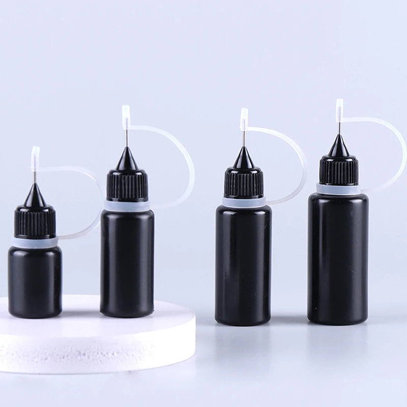 200pcs 5ML 10ML 15ML 20ML 30ML Plastic Squeezable Tip Applicator Bottle,Dropper Bottles With Needle Tip Caps For Glue Liquid trumpeter op 997 plastic adhesive glue with brush 20ml model cement for abs hips as ps plastic model making consumables tools