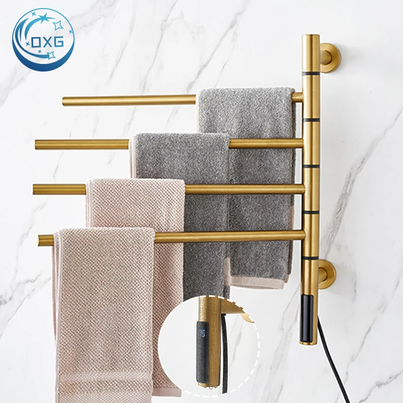 Electric heated towel rail bathroom accessories Towel radiator Electric heater towel warmers Towel rack bathroom Clothes dryer