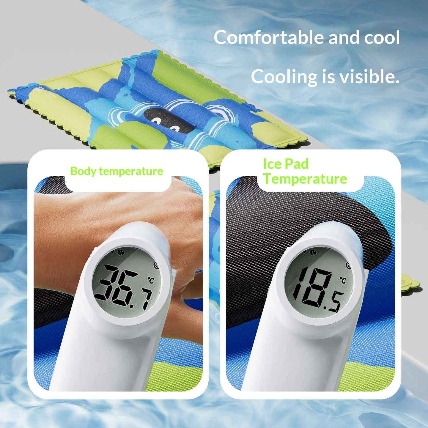 Pet Cooling Mat Ice Blanket Summer Dog Pad Water Injection Self Cooling Waterproof Wear Resistant Bite Resistant For Dogs Cats_voghion.com