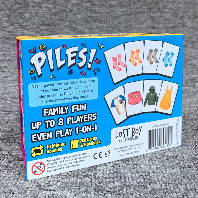 Board Game English Version Board Game Piles Card Game