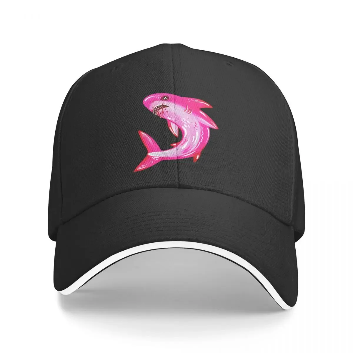 

Pink Shark Baseball Cap Anime Hat Beach Outing sun hat Women's Beach Men's