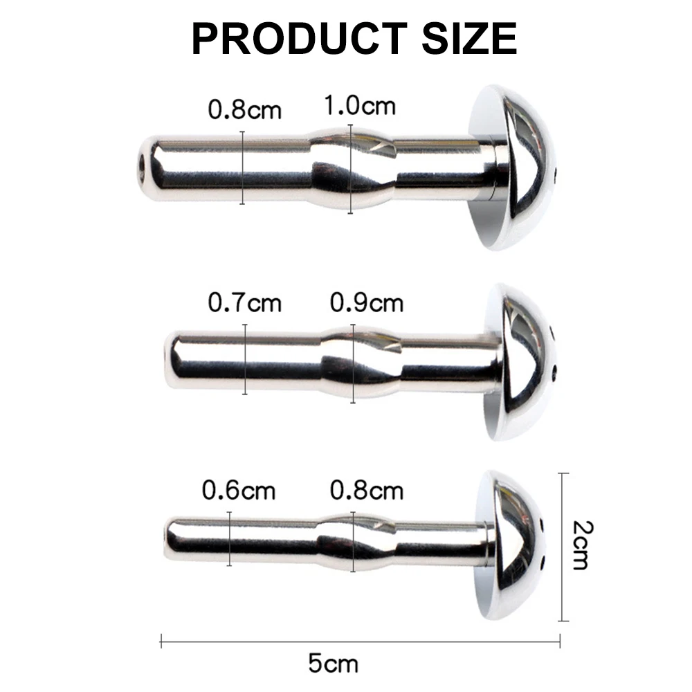 Penis Sex Toys Stainless Steel Metal Urethral Plug For Men