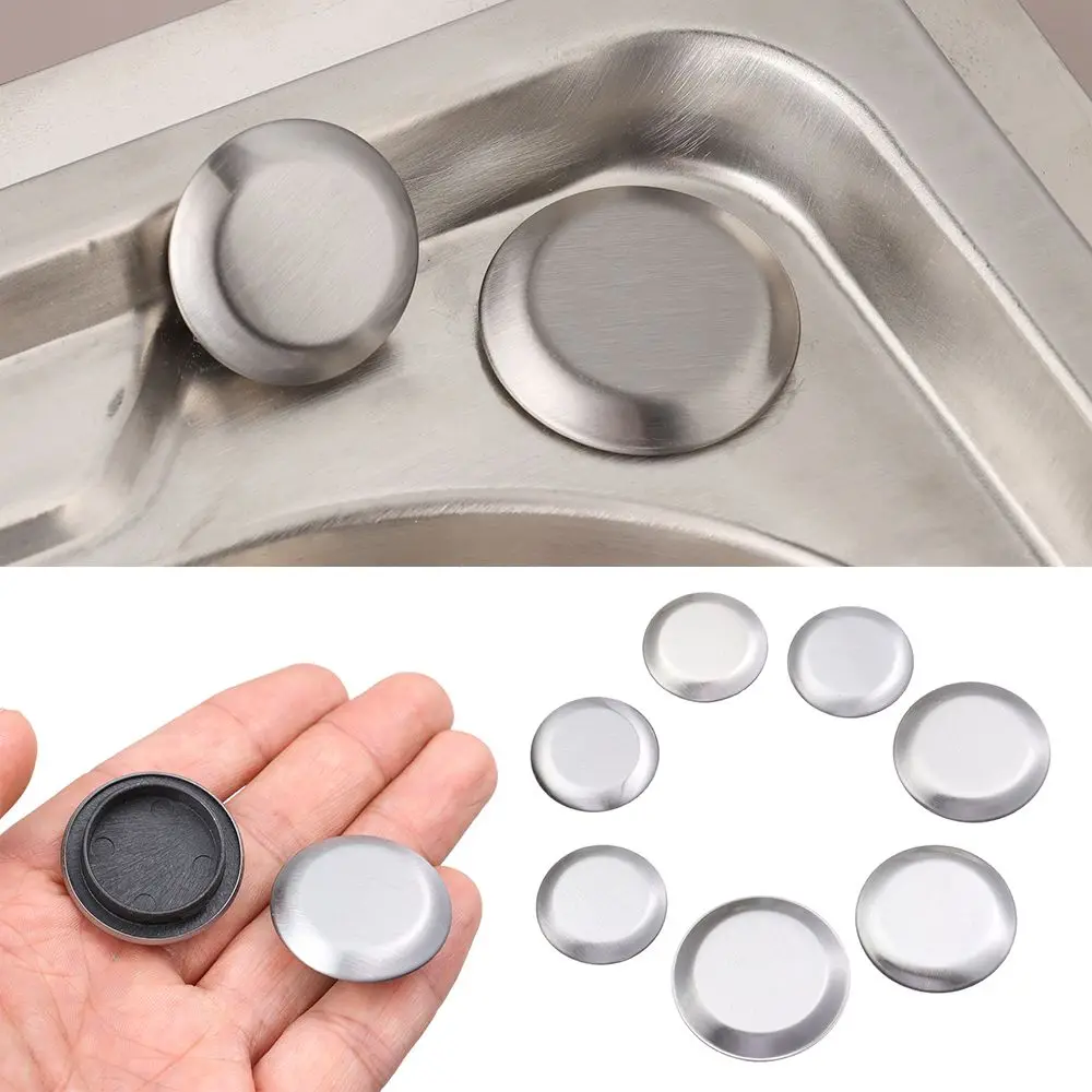 

Stainless Steel Sink Plug Faucet Hole Cover Water Stopper Faucet Decorative Covers Bathroom Kitchen Accessories Home Hardware
