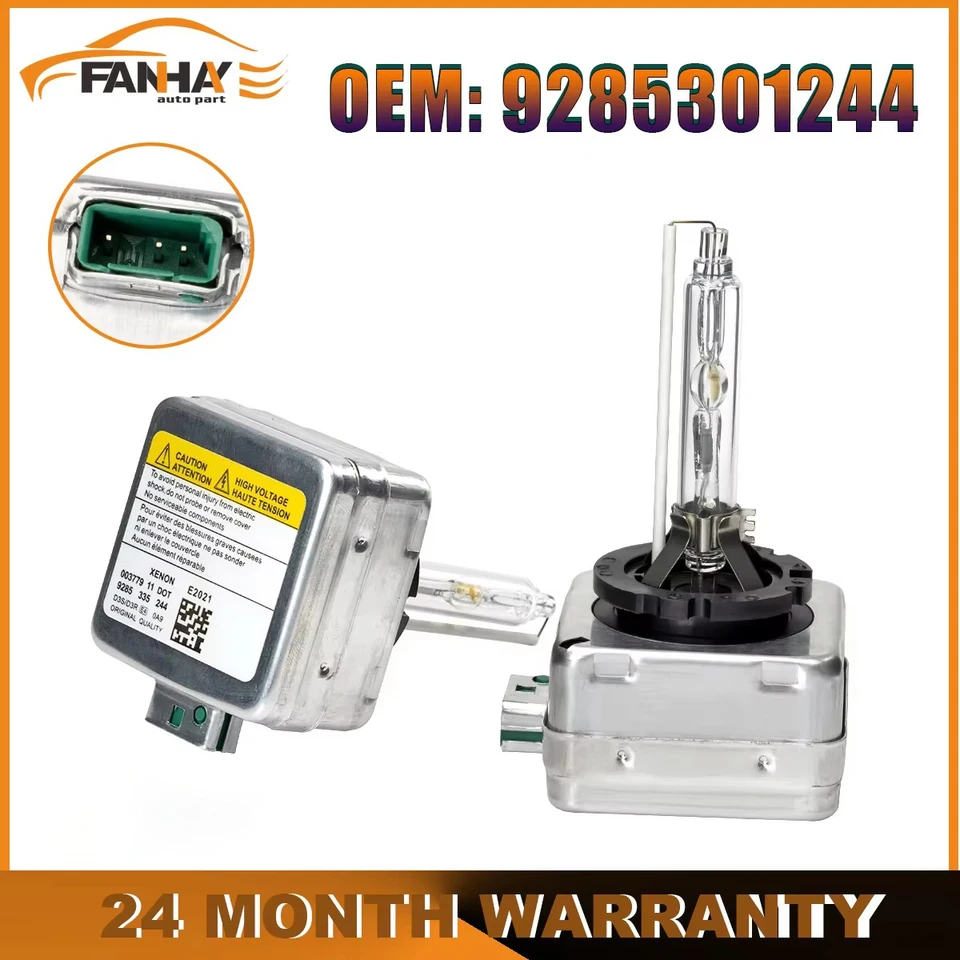 1/2Pcs 9285301244 New 12V 35W D3S HID Xenon Bulb Replace HID