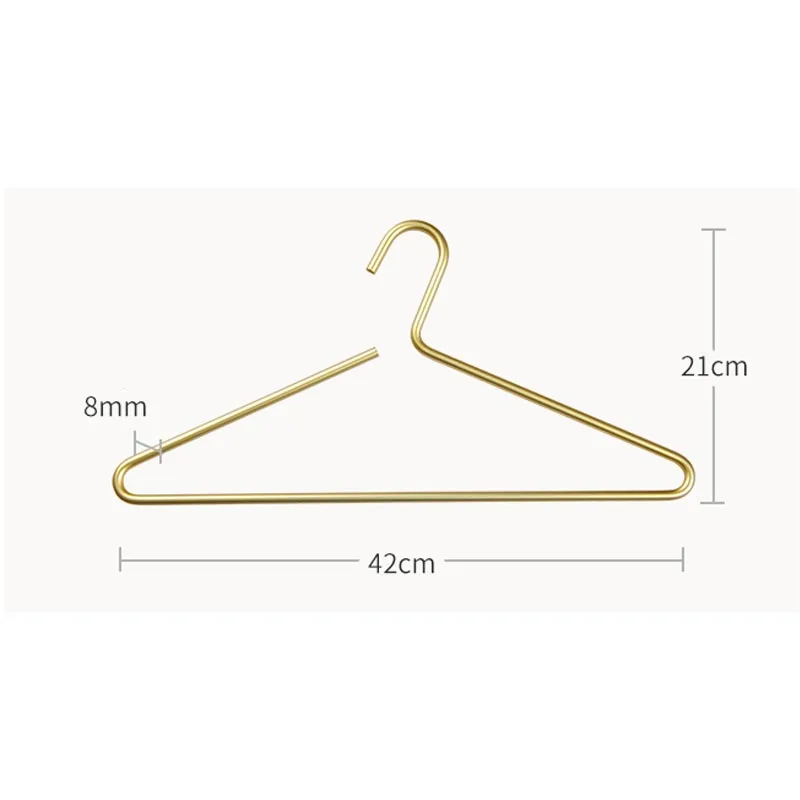 Solid Metal Hangers for Coat Durable Seamless Matte Gold/Sliver Clothes Trousers Sweater Storage Racks Hangers Organizer 5pcs clothes hanger,clothes rack