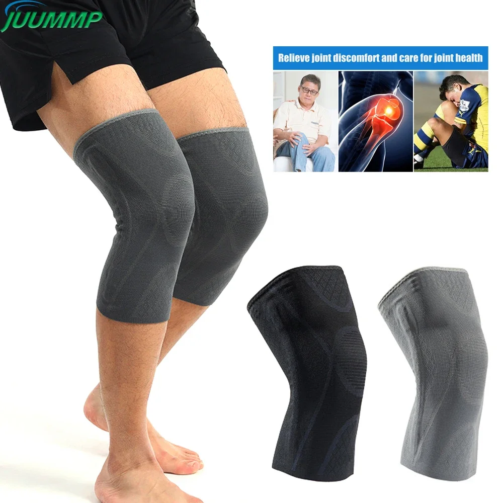 

Fitness Running Cycling Knee Support Braces Elastic Nylon Sport Compression Fitness Knee Pad Sleeve for Basketball Volleyball