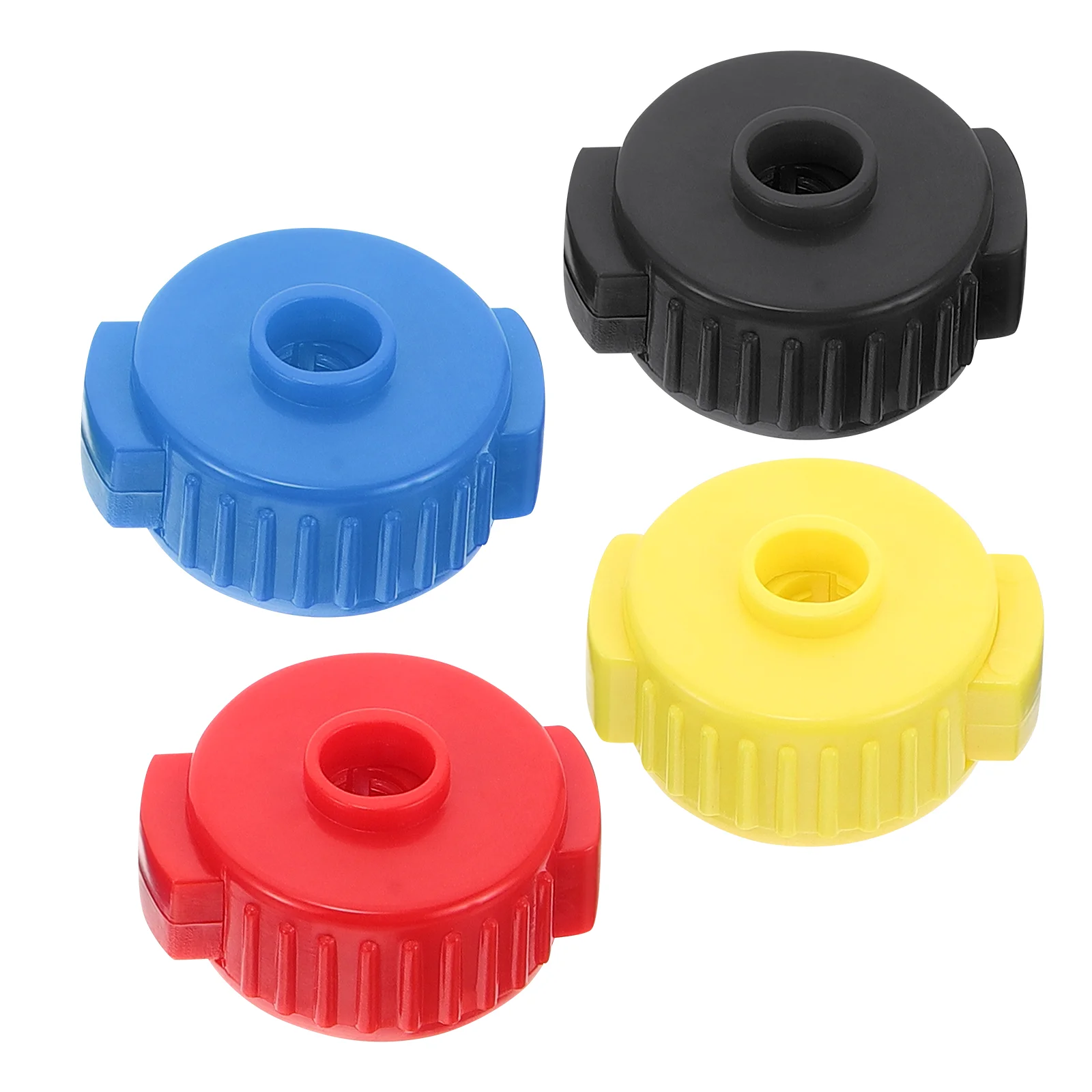 

4 Pcs Quick Release Cymbal Drum Replacement Nuts Parts Accessories Assembly Plastic Small