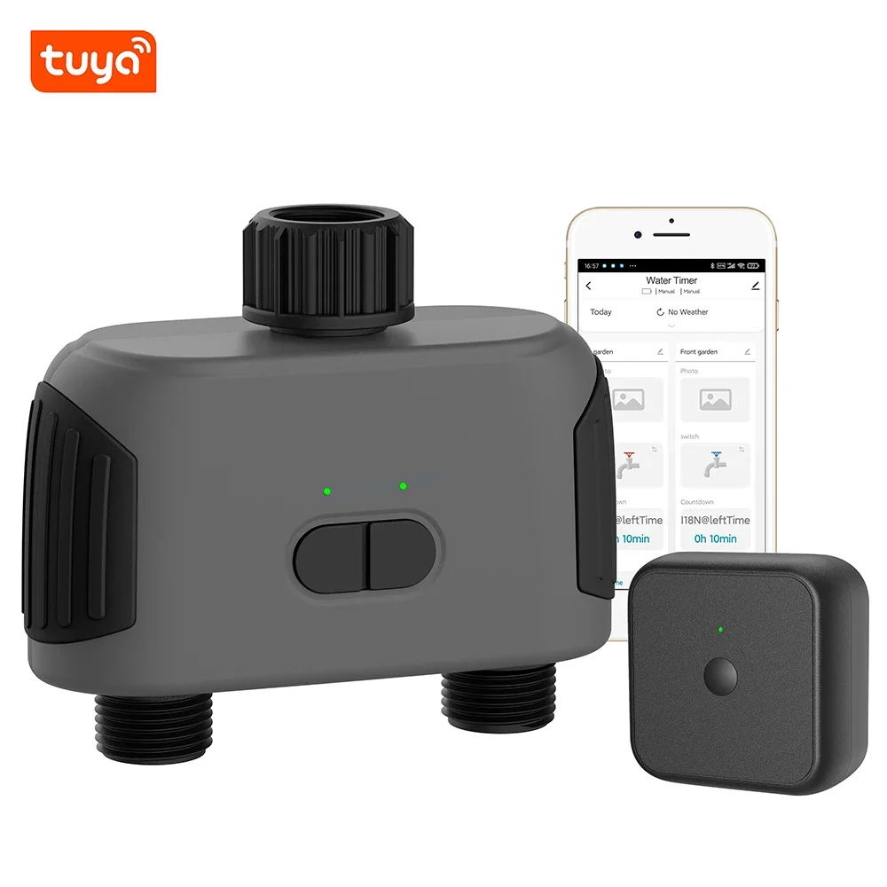 

Controller Timer Smart Water Watering Wifi System Two Automatic Valve Garden Drip Way Irrigation