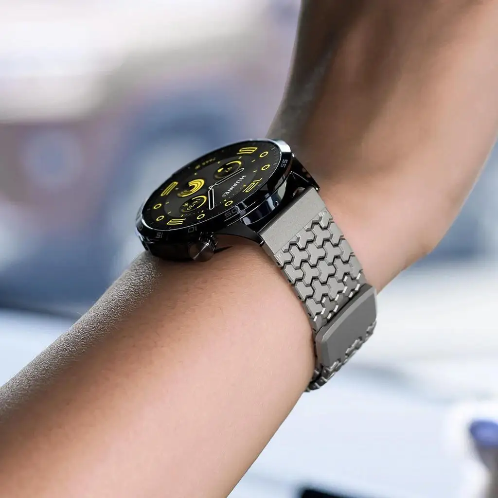 Stainless Steel Magnetic Business Wristband Bracelet, 22mm