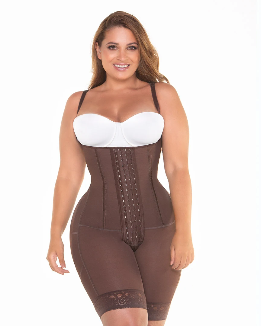 High Control Body Shaper With Butt Lifter Waist Trainer Tummy Slimming One Piece Breasted Shapewear Female Underwear