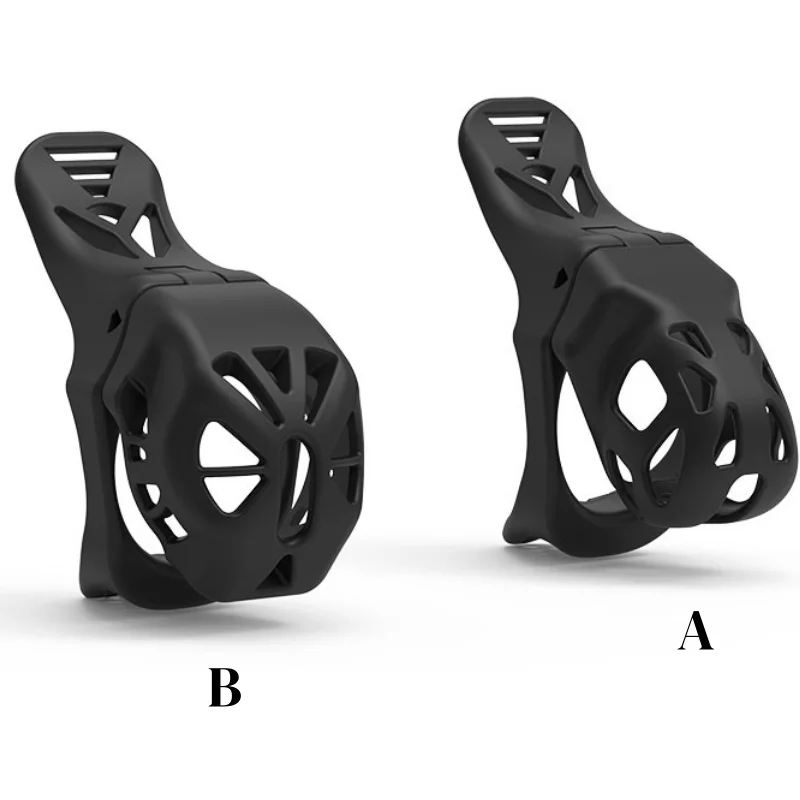 Penis Chastity Cage Chastity Lock Sex Toy Penis Cock Ring Swallowtail Chastity Cage for Man Gay 3 Size Rings White Black Optional Lightweight