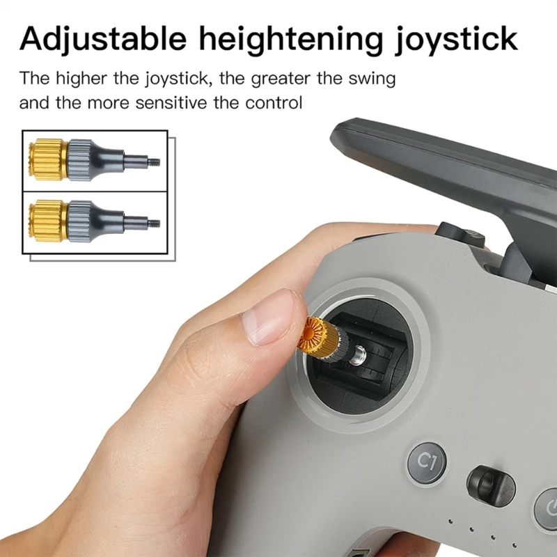 2PCS Remote Extension Lever Joystick Thumb Rocker Stick For -DJI FPV Drone