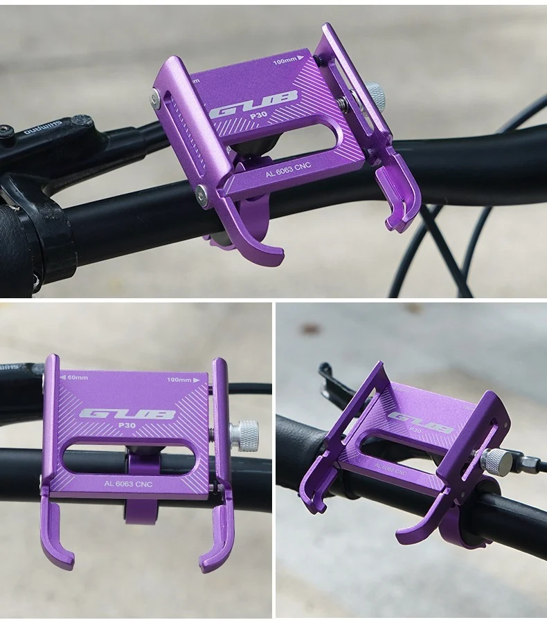 Premium CNC Aluminum Alloy 360° Rotating Bike Phone Holder - Cycling Accessories