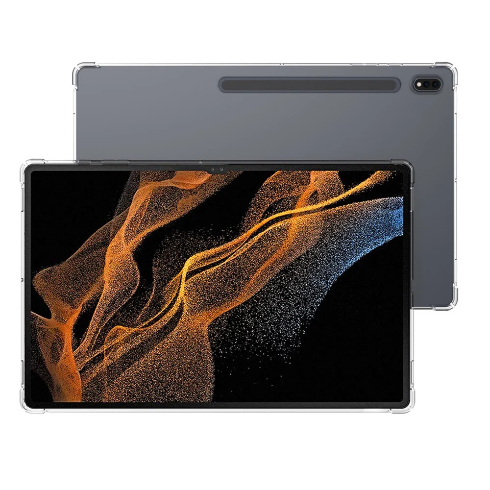 Tablet Case For Samsung Galaxy Tab S8 Plus Ultra 11 12.4 14.6 2022 X700 X706 X800 X806 X900 Soft Silicone Shell Shockproof Cover_voghion.com