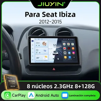 Pantalla Táctil con Laminación Completa para Seat Ibiza 2012-2015, Radio Android 15 para Auto, Reproductor Multimedia de Video, 5G WIFI, BT, GPS, Navegación 1